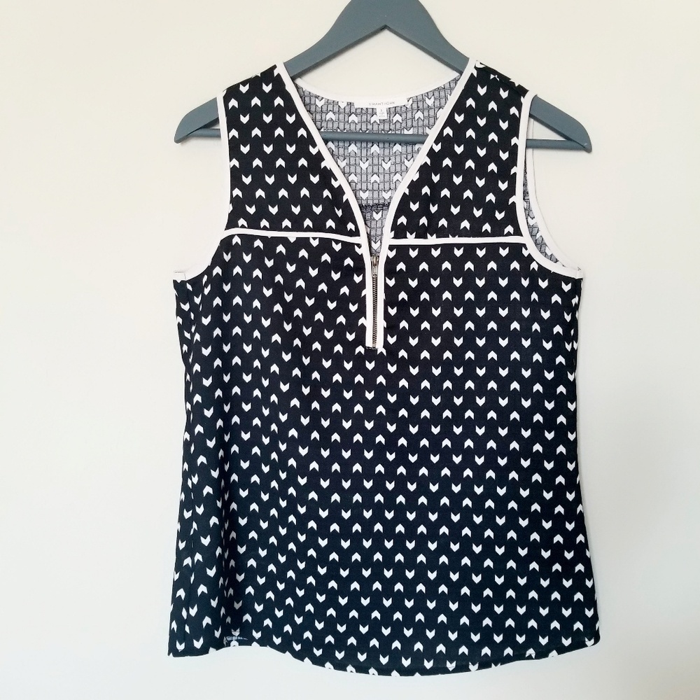 Stich Fix 41Hawthorn Blouse With Zipper Detail | S